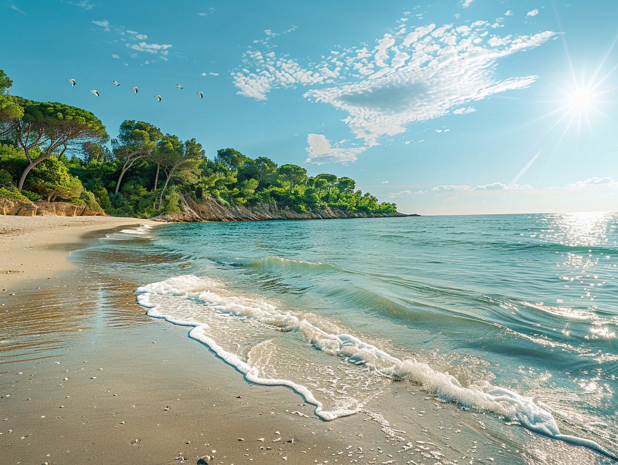 plage nature du bocal du tech : une immersion authentique -  plage nature