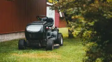 Lawnmower on Grass